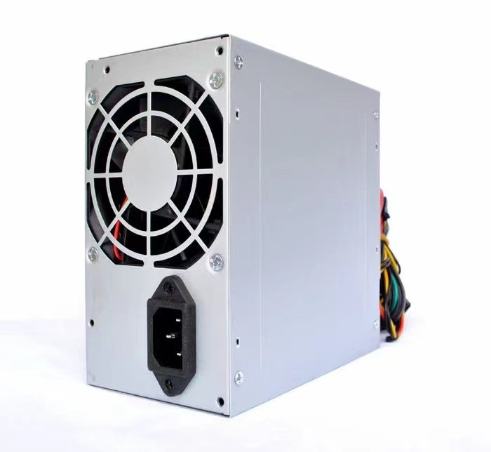 200W ATX Computer Power Supply 8cm Fan Silver Cover Custom Logo