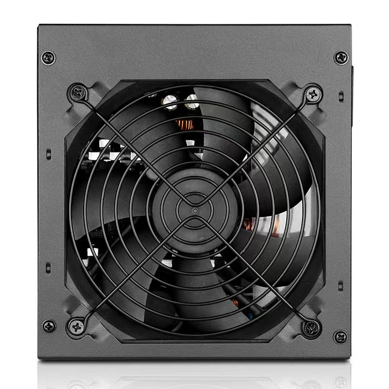 400W ATX Computer Gaming Power Supply 12cm Fan Black Cover Custom Logo