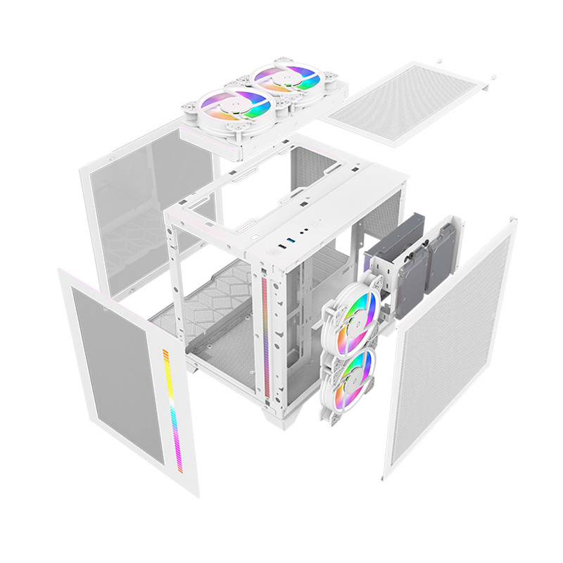 OEM Tempered Glass ATX Gaming Computer Case Model LD1MINI